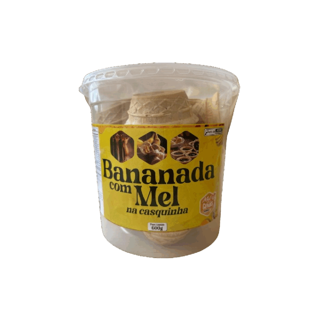BANANADA COM MEL - POTE-Coopemapi - Mel das Gerais